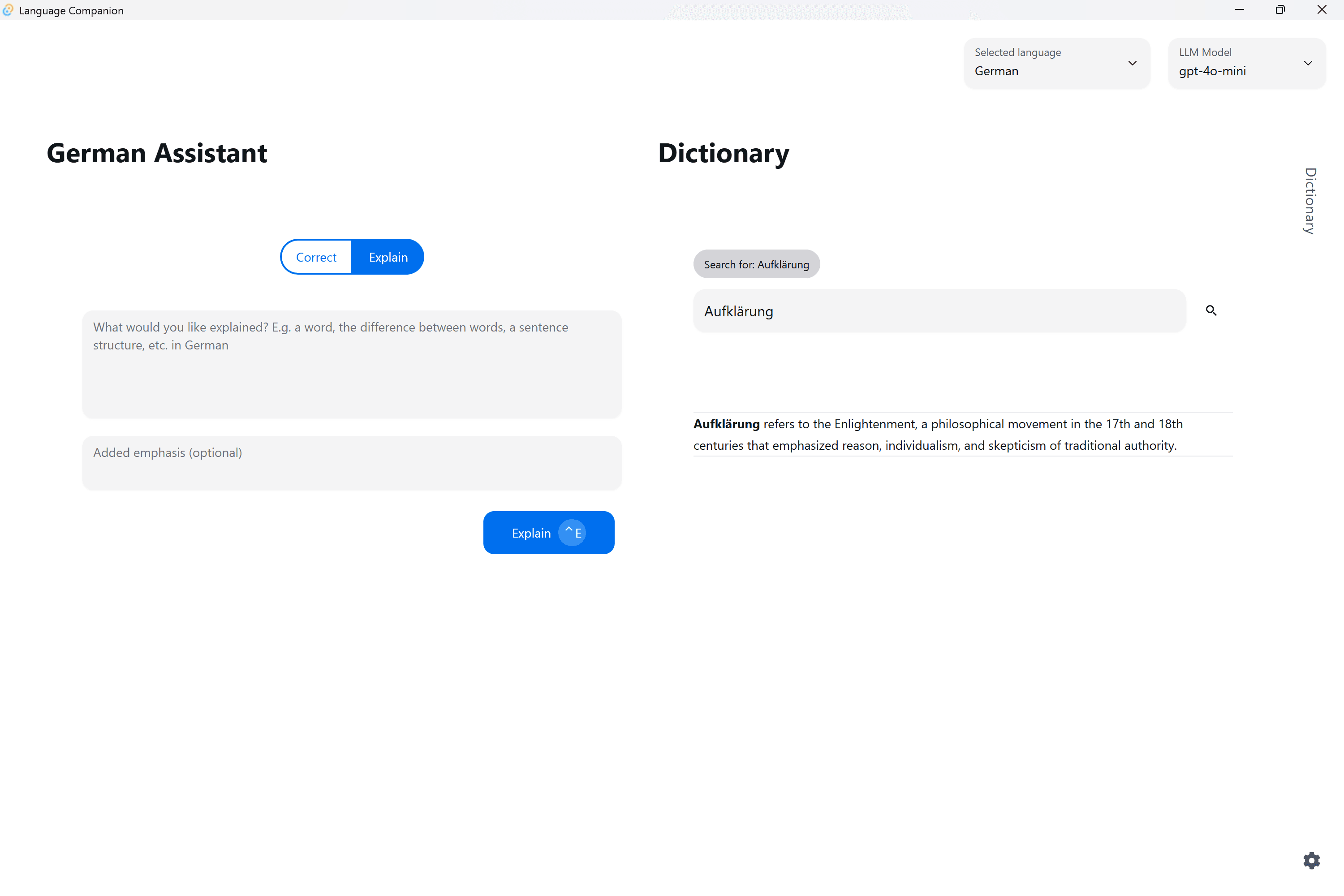 Language Companion